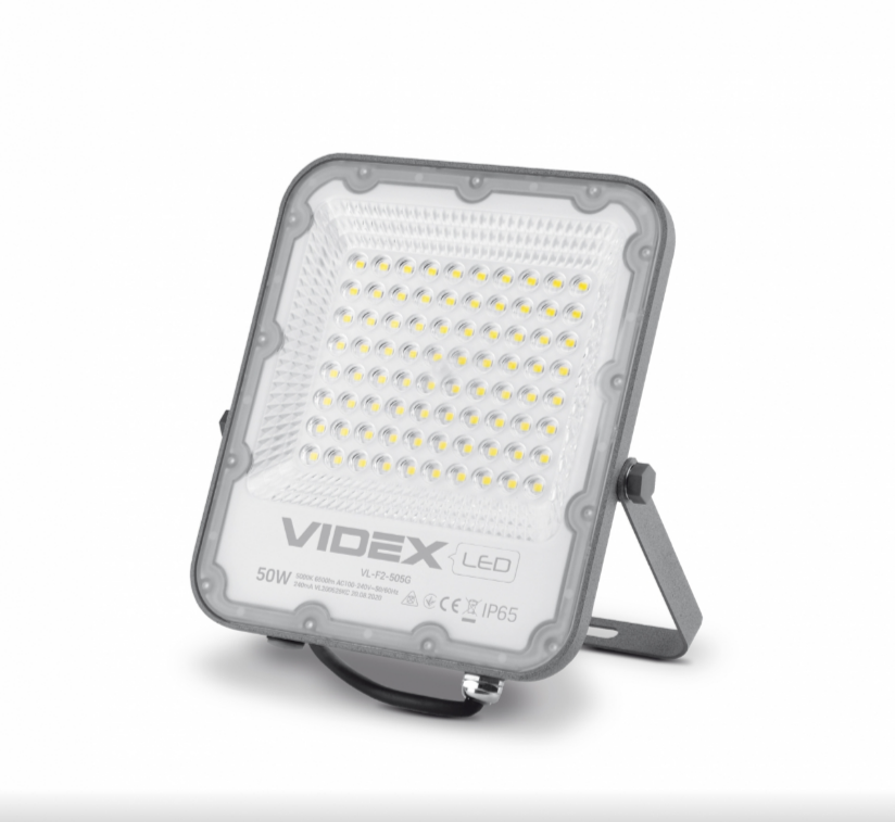 LED Прожектор 50W 5000К 220V VL-F2-505G Videx Житомир - изображение 3