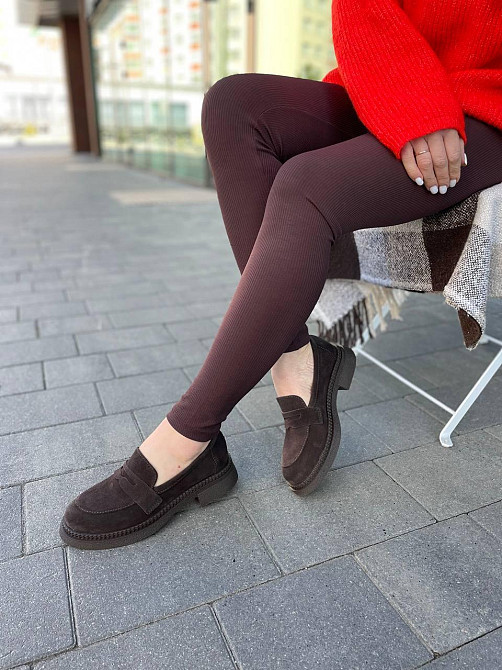 Zemira Туфлі жіночі ZEMIRA Астра/миндаль шоколадні (весна-осінь, замша натуральна) (5797) Коломия - фото 6