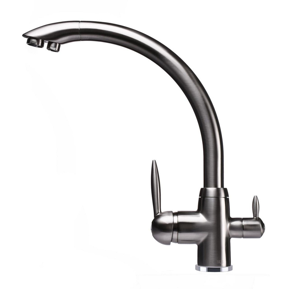 Смеситель для кухни под осмос Globus Lux LAZER GLLR-0777-8-STSTEEL Киев - изображение 2