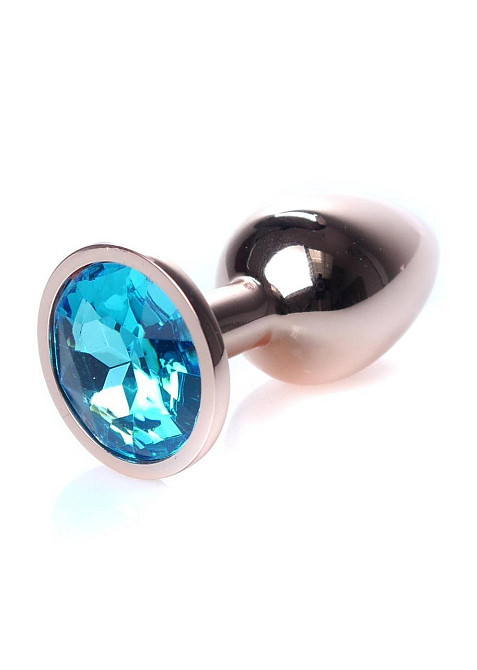 Анальная пробка - Jewellery Red Gold Plug Light Blue Sex Aura Киев - изображение 3