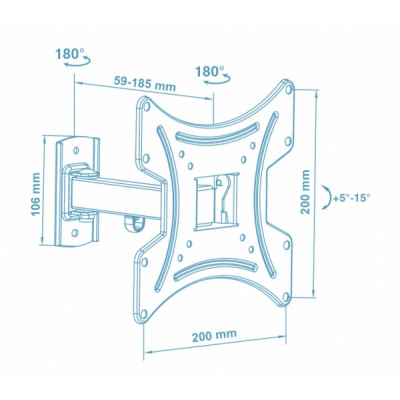 Кронштейн Walfix R-333B Вінниця - фото 2