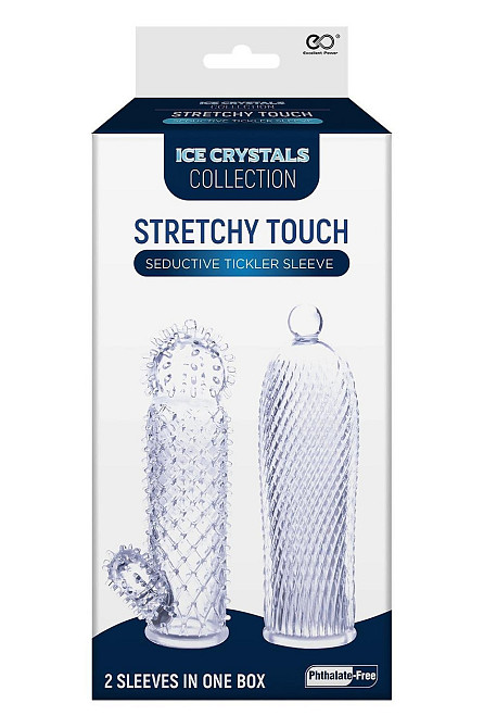 Набор рельефных насадок NMC Ice Crystals прозрачные Sex Aura Киев - изображение 5