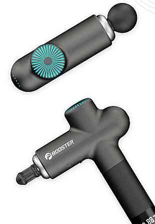 Перкусійний масажний пістолет Booster Lightsaber тригерних точок Massage Gun Київ