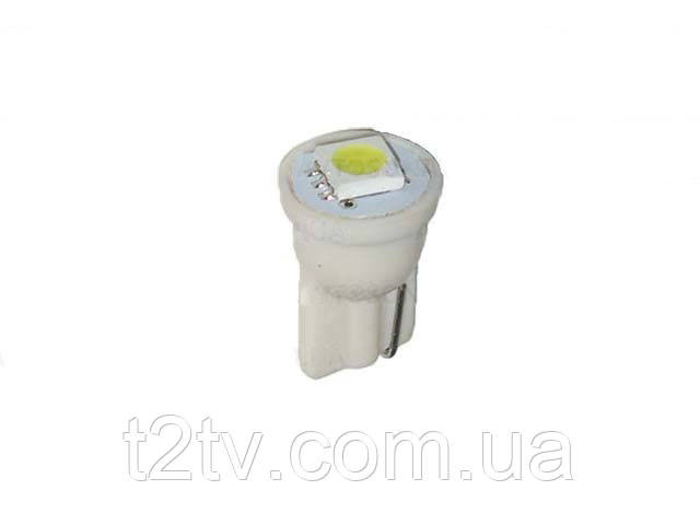 Лампочка без цок.Т10 1LED PULSO LP-21121 5050 12V 0.5W White Вінниця - фото 1