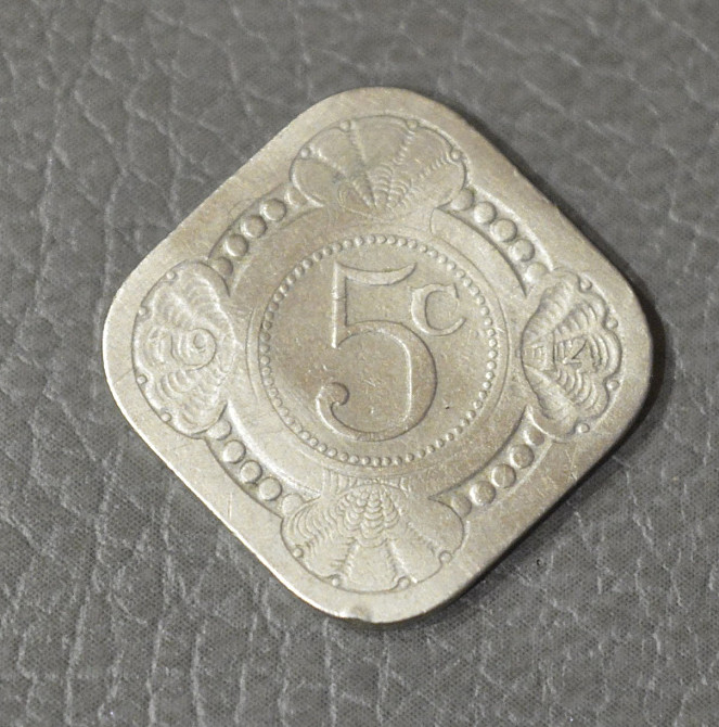 Нідерландські Антіли 5 центів 1914 рік Полтава - фото 1