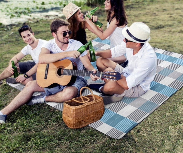 Пляжный Коврик утепленный водонепроницаемый 200х200 см Trizand (21077) Нововолынск - изображение 10