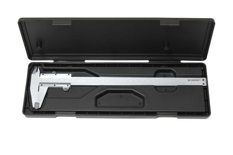 Штангенциркуль (0-250 мм, 0.02 мм; внутр. Ø, покликаний. Ø + глибиномер), в пластиковому футлярі Forsage F-5096P3 Одеса - фото 1