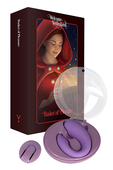 Вібратор для пар FairyGasm PleasureBerry violet, зарядний кейс, пульт ДК Sex Aura Київ - фото 8