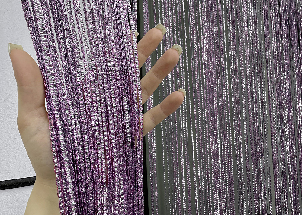 Шторы-нити Rovi Premium с люрексом Лиловый 300х300см 1 шт (61-112) Киев - изображение 5