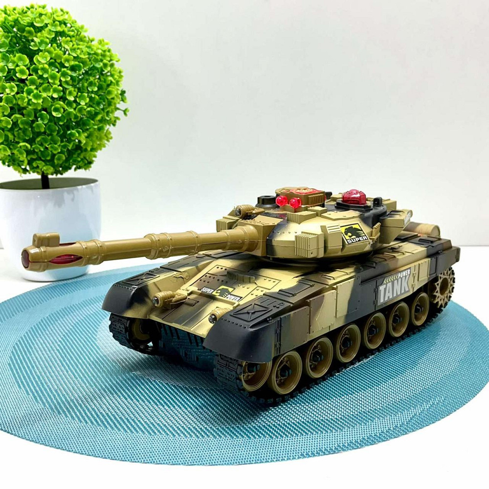 Танк на радіокеруванні Limo Toy 32см світлові та звукові ефекти Камуфляжний (М 5523) Чернігів - фото 6