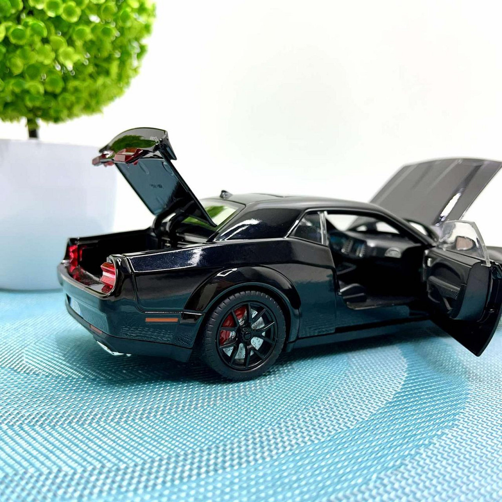 Машинка металева Авто Експерт Chevrolet Camaro 1:24 відчиняються двері капот багажник світло/звук Чорна (GT-12099) Чернігів - фото 7