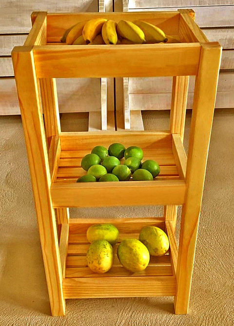 Стелаж для овочів і фруктів "Юруан" каррі Миколаїв - фото 1