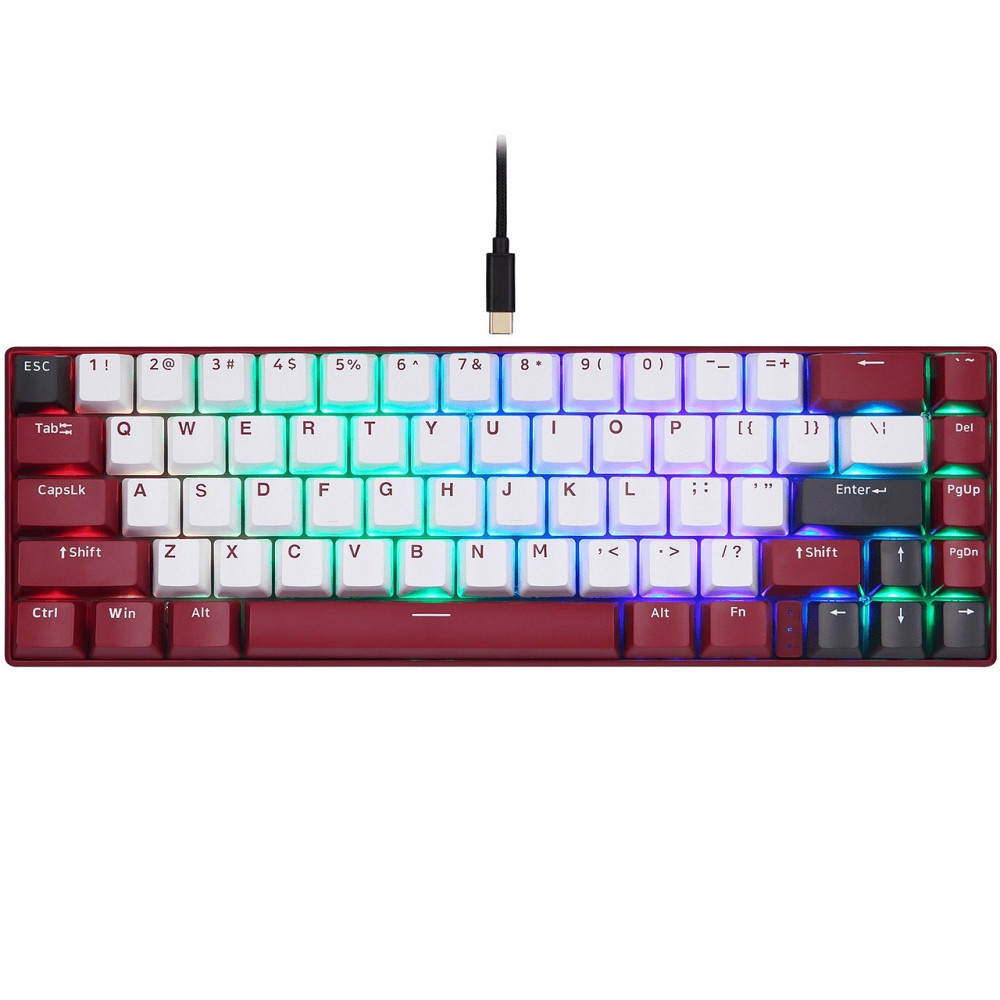 Клавіатура бездротова Motospeed BK67 Longhua Red (mtbk67rmr) Червоний Харків - фото 1