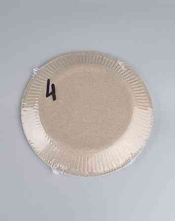 Паперова тарілка з малюнком 18 см "No 4" Квітковий візерунок 10 шт (1 пачка) Харків