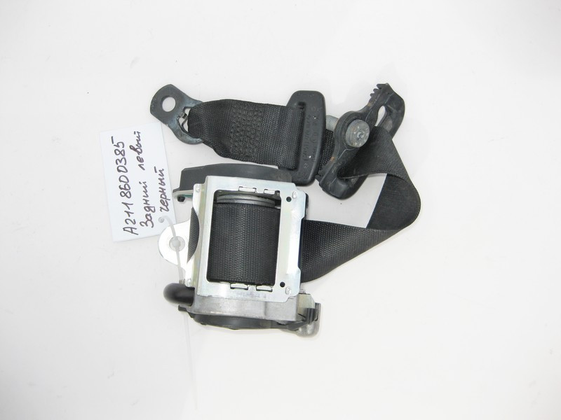 Mercedes-Benz  A2118600385 Ремінь безпеки задній лівий чорний E-Class W211 Одеса - фото 1