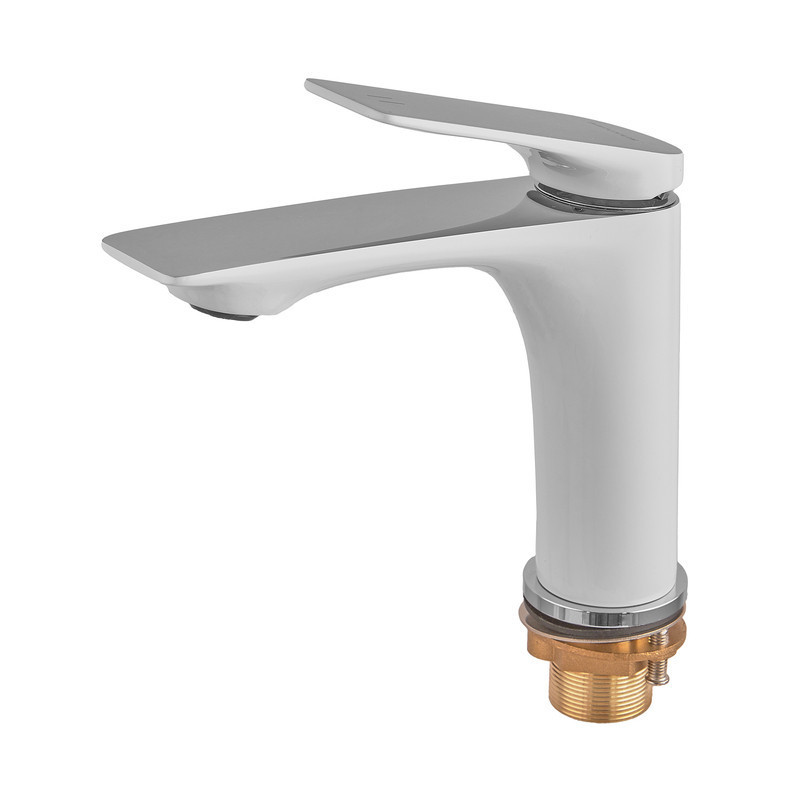 Змішувач для умивальника Mixxus Premium DERBY 001  WHITE-CHROME   ( MI6613 ) 39449 Харьков - изображение 2