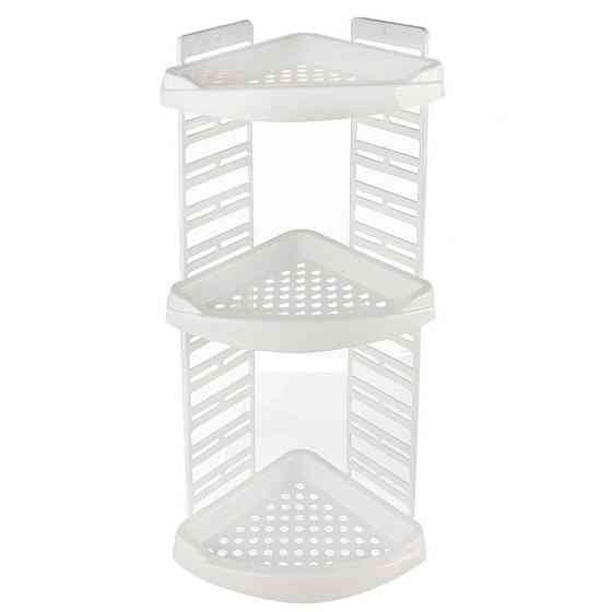 Полка 4 ящика для овощей прямоугольная белая Харьков