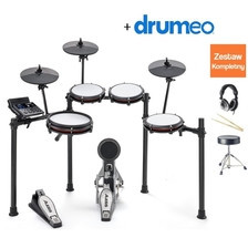 Ударная установка  Alesis Nitro Max Kit + Stołek Навушники Pałki Киев - изображение 1