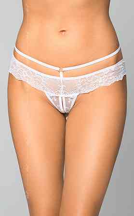 Жіночі трусики - Tongs 2475, white - M/L Sex Aura Київ