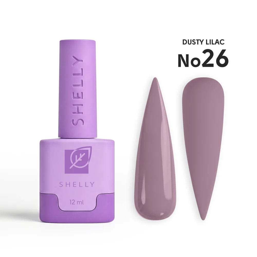 Гель-лак для ногтей 26 Dusty Lilac Shelly 12 мл Киев - изображение 4