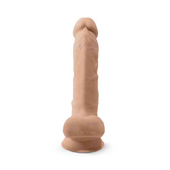 Фаллоимитатор SilexD Tomas Flesh (MODEL 1 size 9in), двухслойный, силикон+Silexpan, диаметр 4,9см Sex Aura Киев