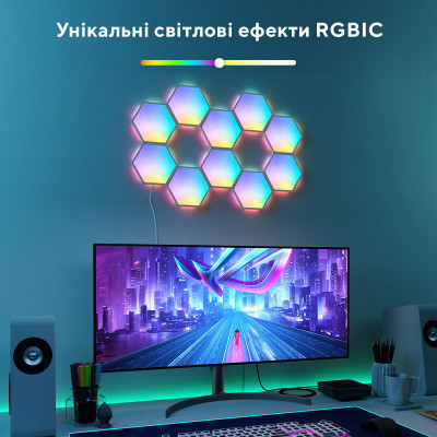 Світильник Govee H6061 Glide Hexa Light Panels 10шт RGB Білий (B6061301) Вінниця - фото 12