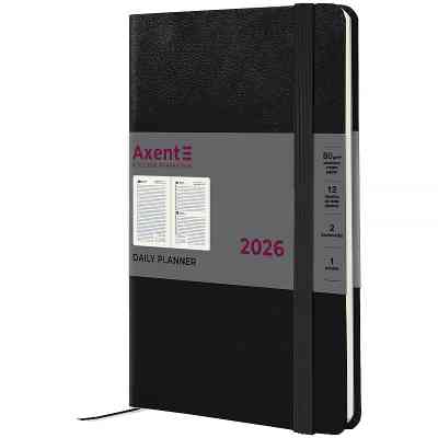 Тижневик Axent датований 2026 Partner Strong, 145х210, чорний (8819-26-01-A) Вінниця