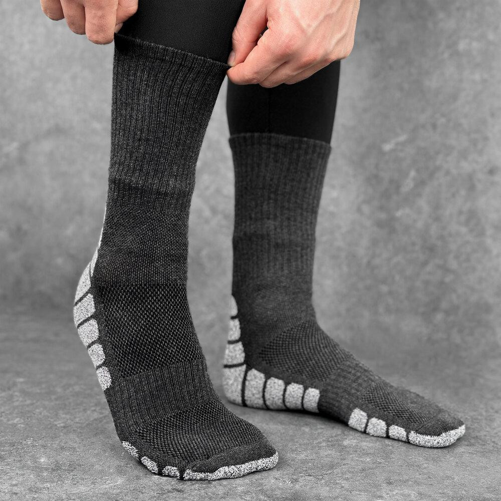 Сірі спортивні шкарпетки чоловічі Pobedov Blank Київ - фото 2