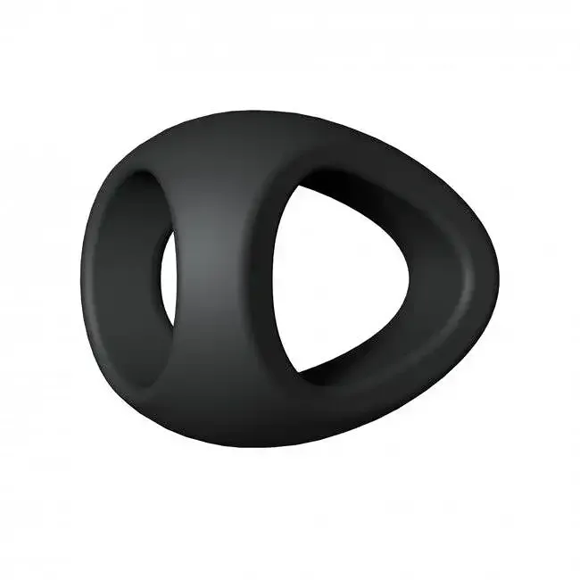 Ерекційне кільце подвійне Love To Love FLUX RING - BLACK ONYX Львів - фото 2