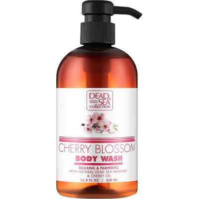 Гель для душа Dead Sea Collection с ароматом вишневых цветов 500 мл (7290119481439) Винница