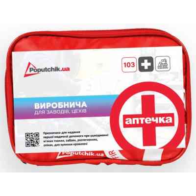 Автомобильная аптечка Poputchik 02-044-М Винница