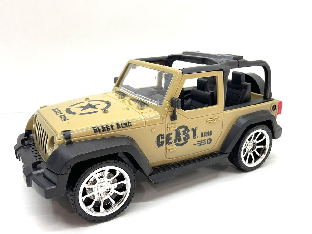 Джип позашляховик з гумовими колесами на радіокеруванні Коричневий (9088-6AD) Чернігів - фото 5