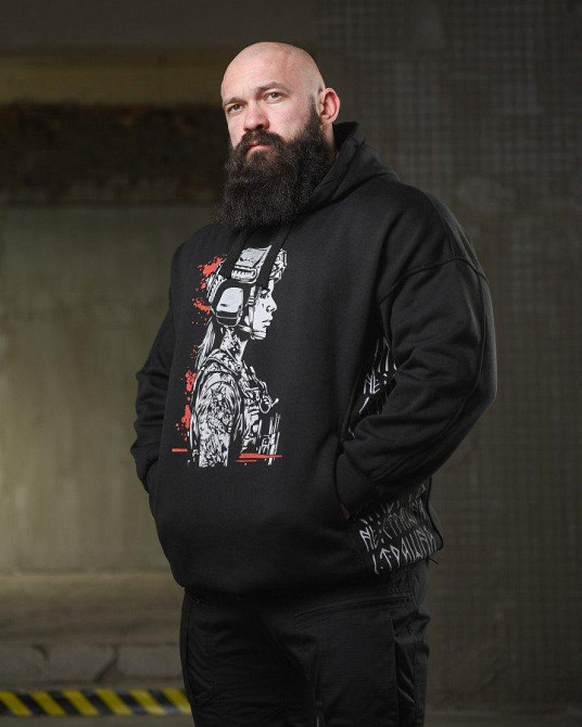 Теплая худи ghetto warrior  НП4873 Одесса - изображение 3