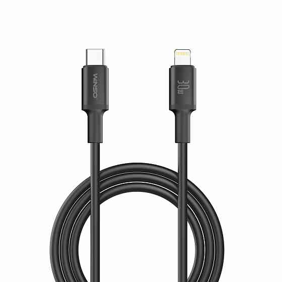 Кабель Winso Pro Type-C to Lightning 30W TPE 1,2м чорний Львів