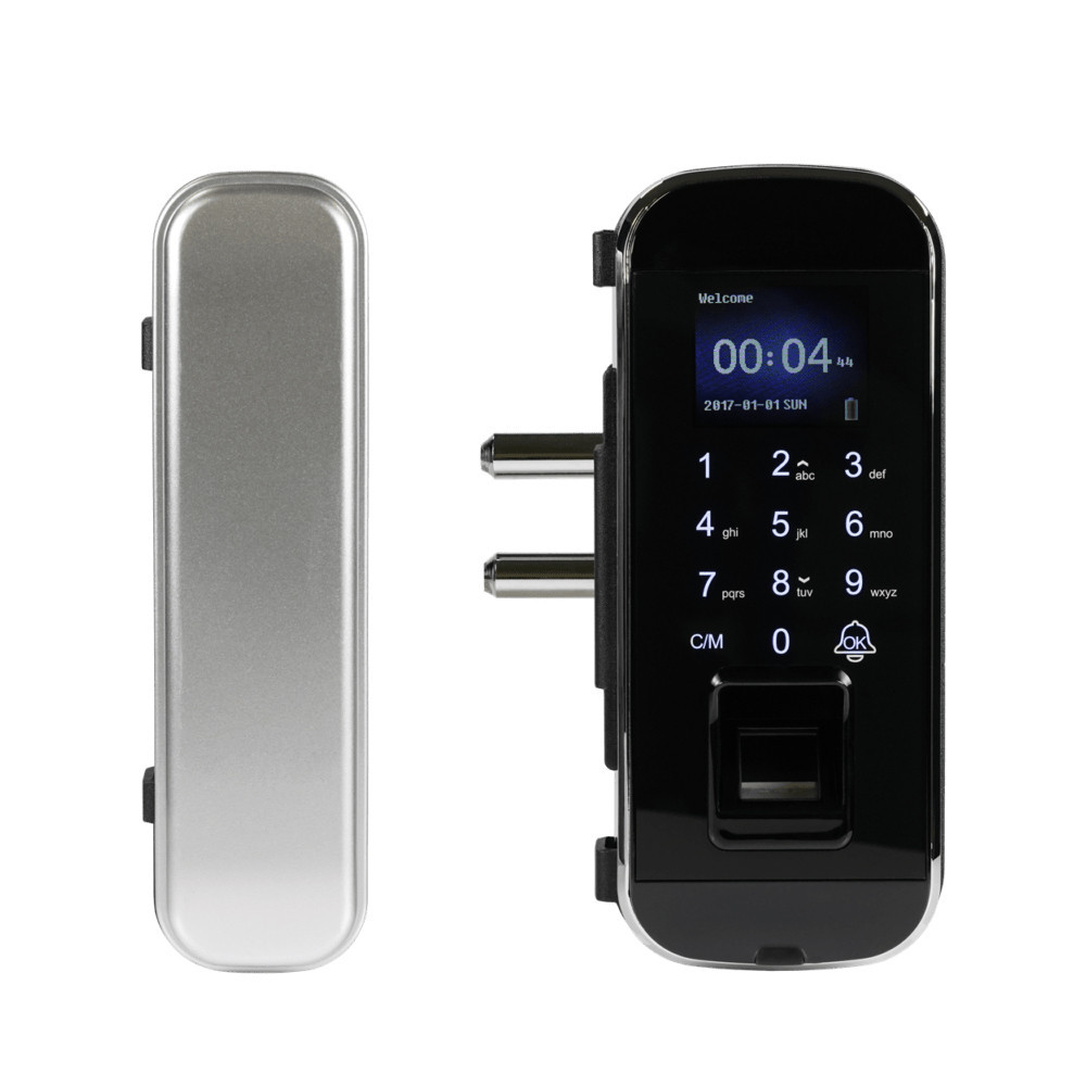 Замок біометричний автономний на скляні двері Trinix TRL-3301BG зі зчитувачем відбитків пальців і карт EM-Marine (65-00002) Київ - фото 6