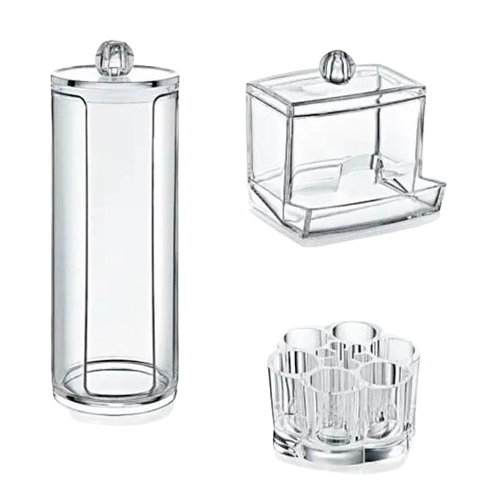 Набір органайзерів для ватних паличок,спонжей,пензликів ELIF Житомир - изображение 2