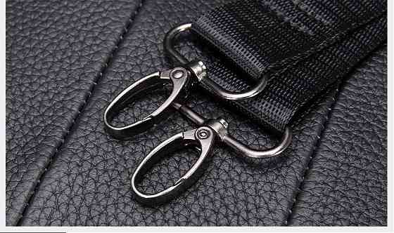 Мессенджер мужской кожаный 20345 Vintage Черный Киев