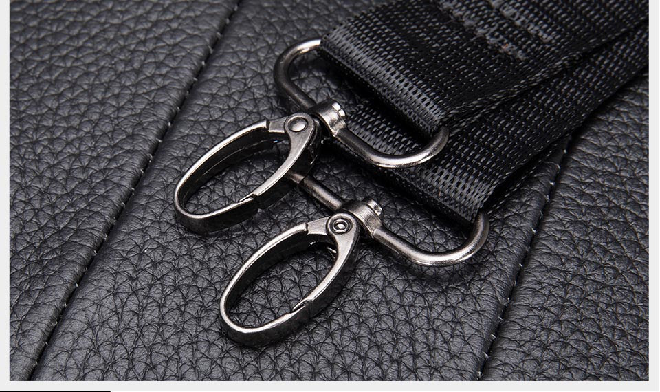 Мессенджер мужской кожаный 20345 Vintage Черный Киев - изображение 2