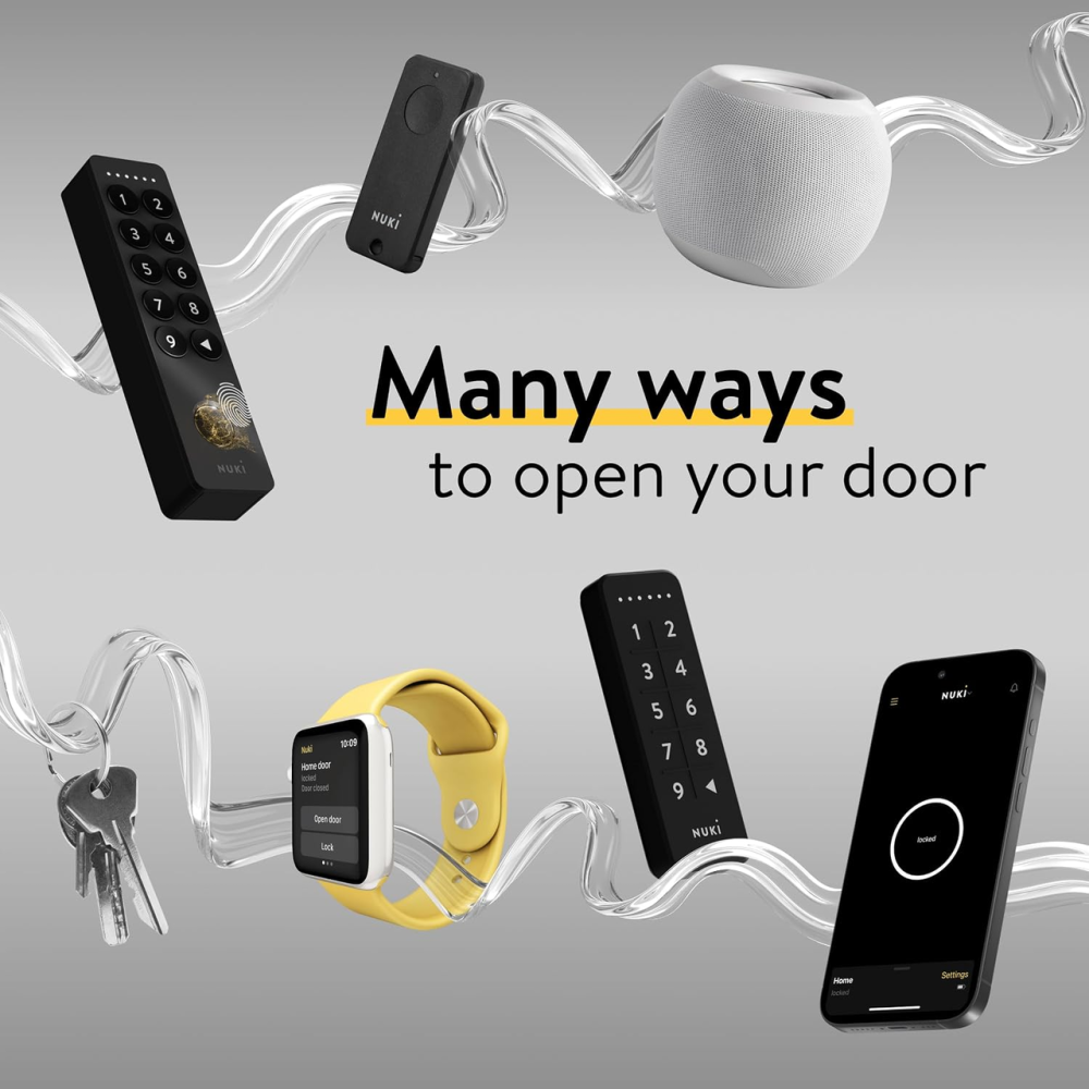 Розумний дверний замок Nuki Smart Lock Ultra з Wi-Fi, Bluetooth, Matter, Auto Unlock, 3 швидкості, євроциліндр, акумулятор Київ - фото 6