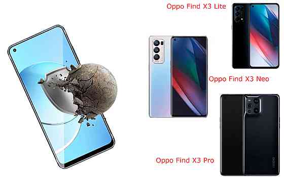 Захисне скло DefenzoGlass для Oppo Find X3 Lite, Find X3 Neo, Find X3 Pro – подвійна міцність Київ