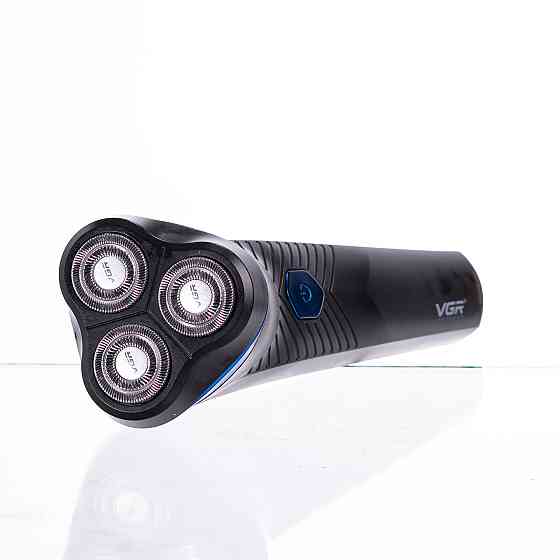 Електробритва для чоловіків роторна для вологого та сухого гоління з дисплеєм VGR V-314 Київ