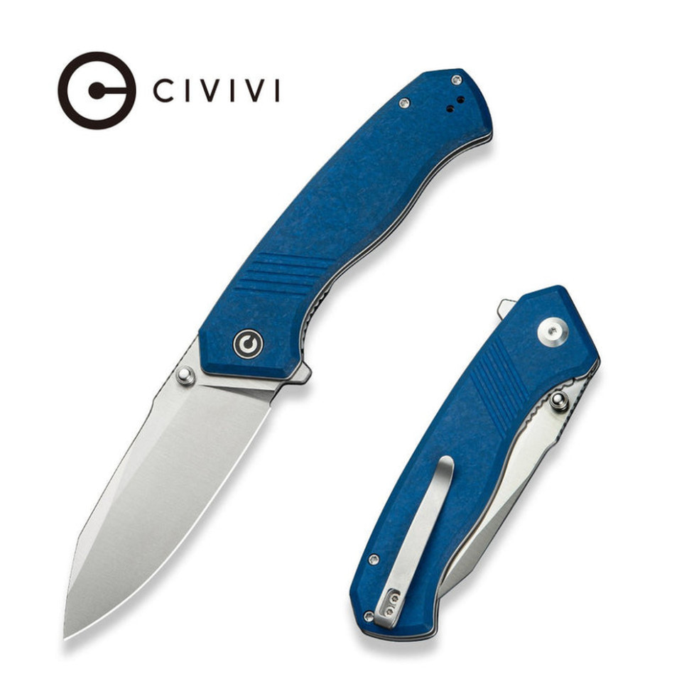 Ніж складаний туристичний Civivi Placoid, (9.3 см) 14C28N / G10 синій Київ - фото 10