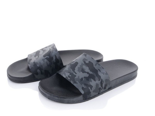 Мужские шлепанцы черный камуфляж тм PaGo Одесса - изображение 2
