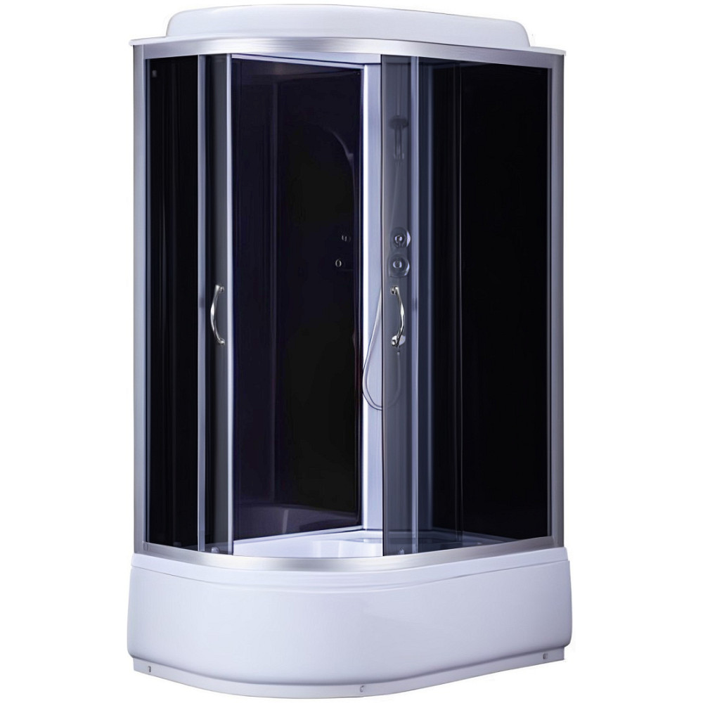 Душовий бокс асиметричний правий OBRA H120GBSR (H120BR) BRAVO (3уп.) Тернопіль - фото 1