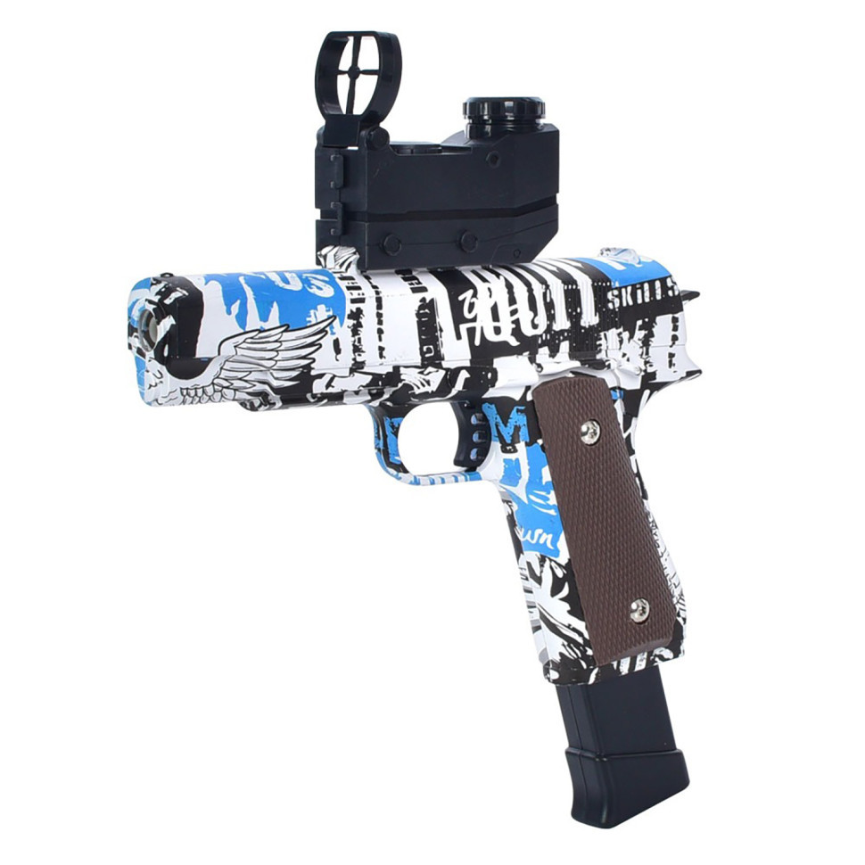 Пистолет автоматический с аккумулятором 04-2 стреляет водяными орбизами Винница - изображение 1