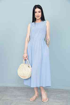 Летнее платье из софта Wendy 50-52, Голубой Киев