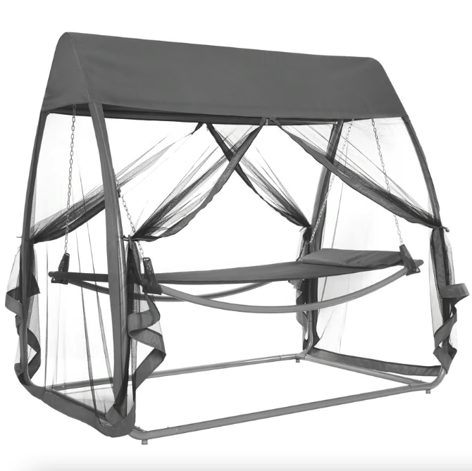 Гамак-гойдалка з москітною сіткою Di Volio Treviso сірий Киев - изображение 1