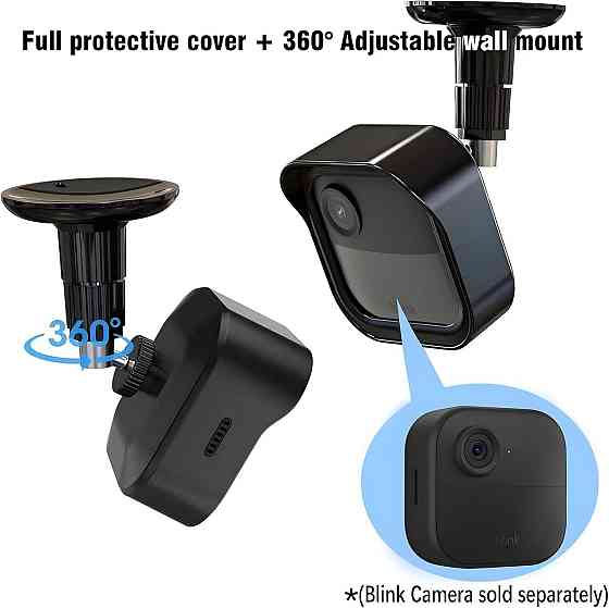 Кронштейн для камеры Blink Outdoor Mount 360° Черный регулируемый защитный корпус настенный кронштейн для Киев