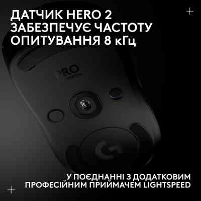 Мишка Logitech G Pro 2 Lightspeed Wireless Black (910-007295) Вінниця