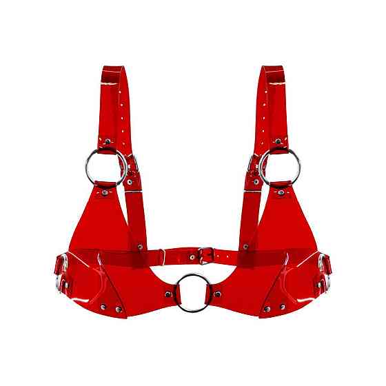 Ліф класичний Feral Feelings - Bikini Top Red Trasparent Sex Aura Київ